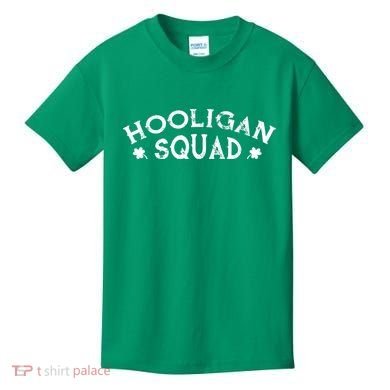 Hooligan Squad Funny St. Patrick's Day Irish Matching Group Kids T-Shirt