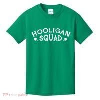 Hooligan Squad Funny St. Patrick's Day Irish Matching Group Kids T-Shirt thumb 0