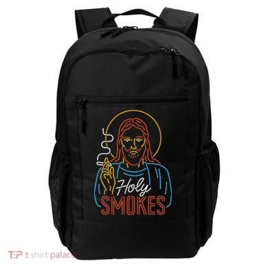 Holy Smokes Funny Jesus Backpack