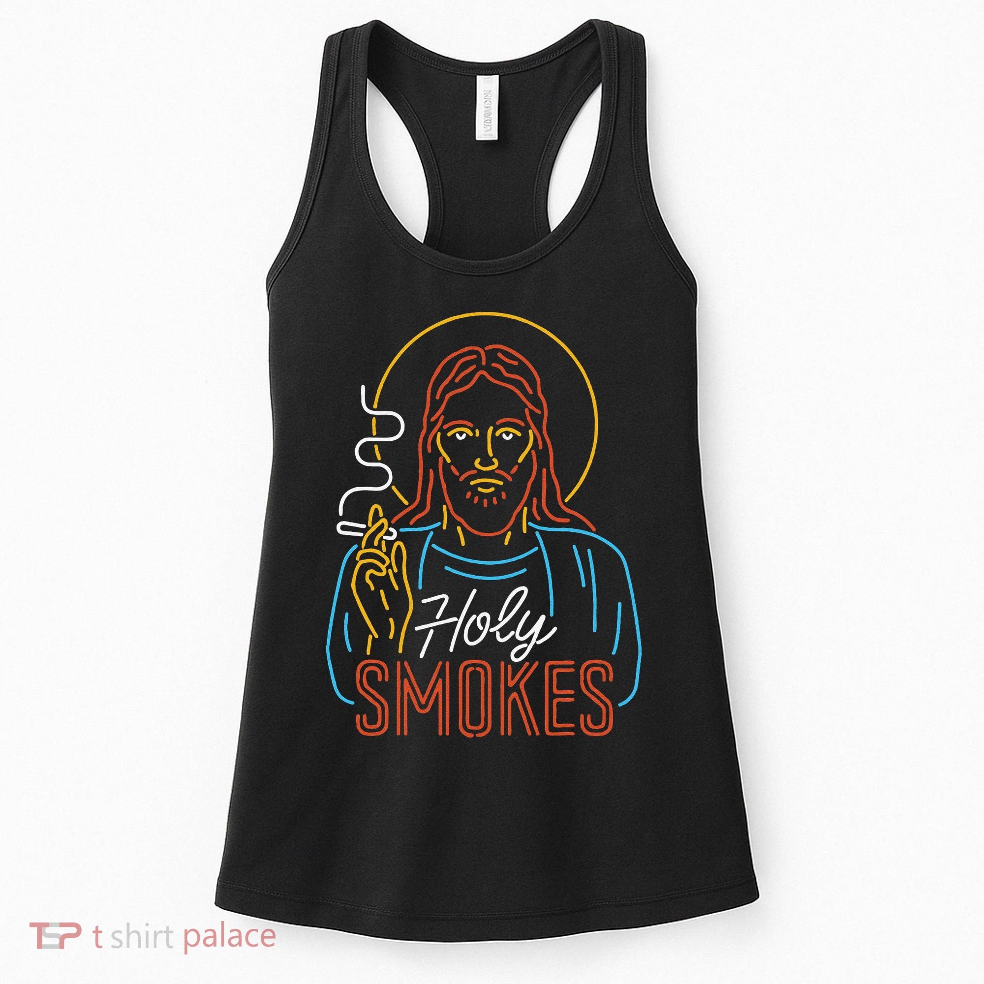 Holy Smokes Funny Jesus Women's Tank Top