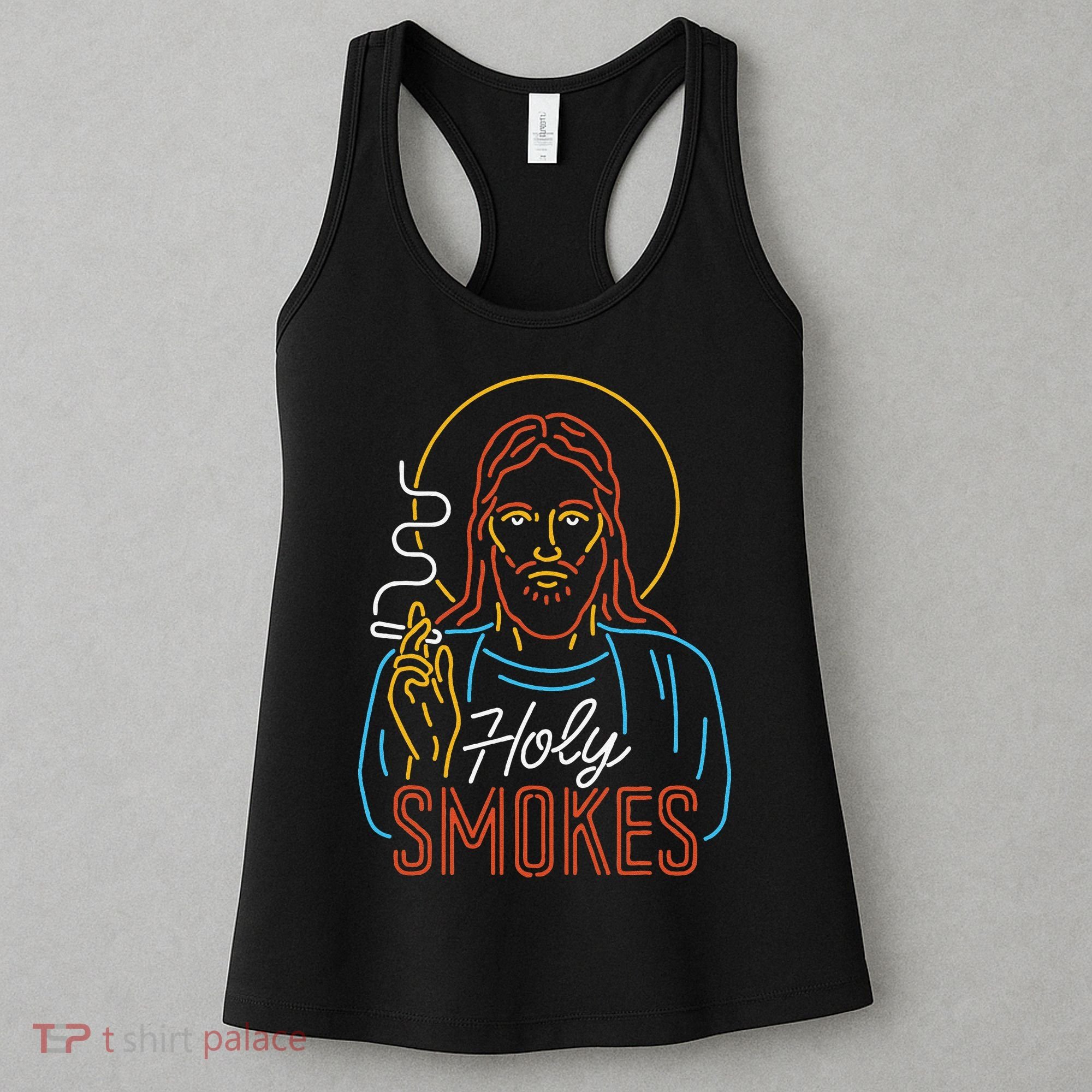 Holy Smokes Funny Jesus Women's Tank Top