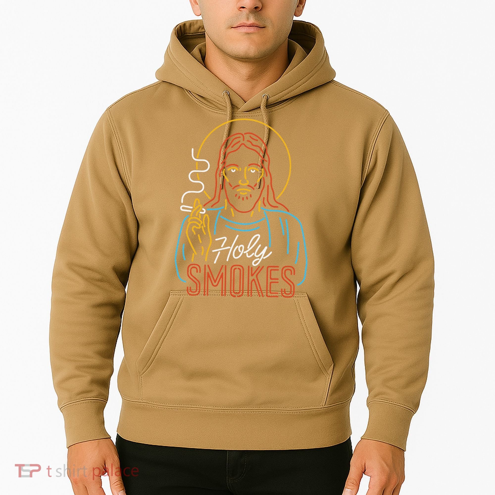 Holy Smokes Funny Jesus Hoodie