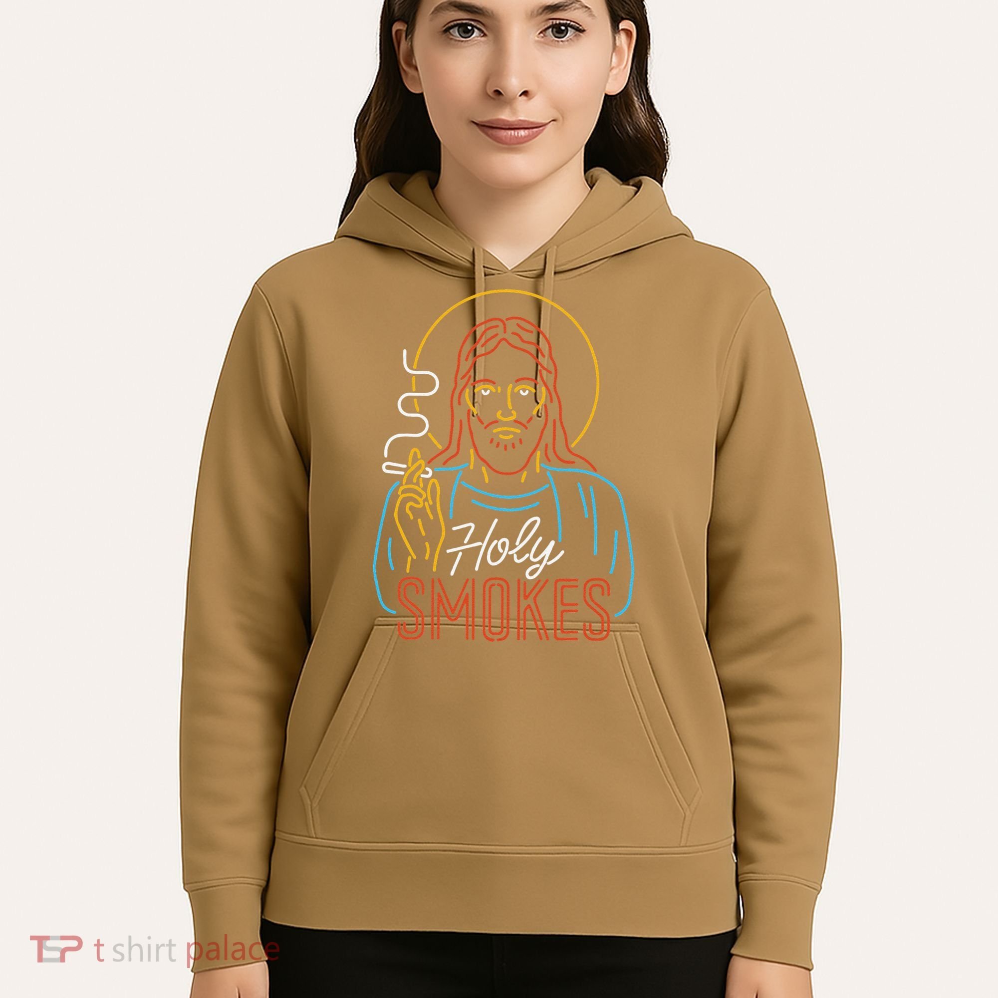Holy Smokes Funny Jesus Hoodie