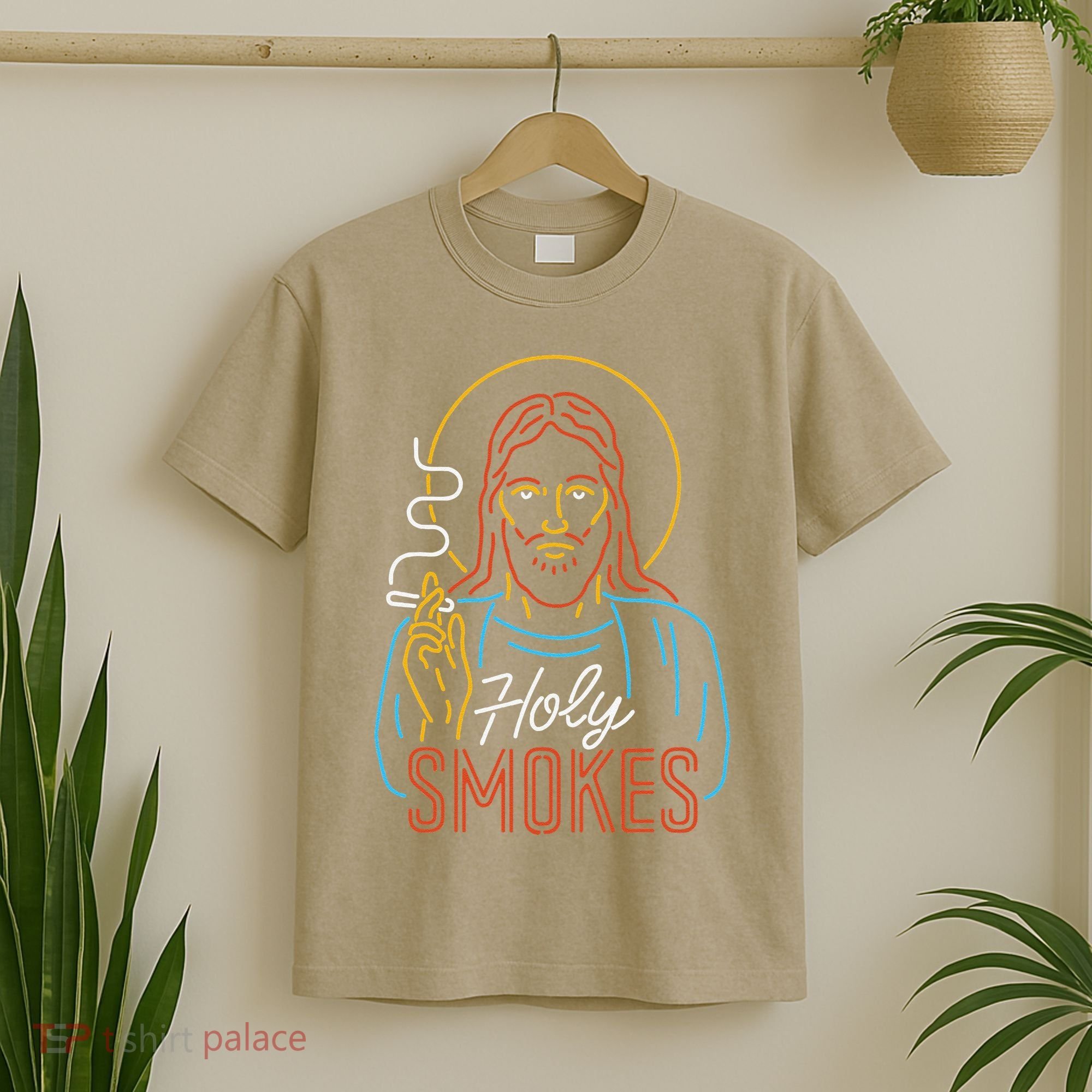 Holy Smokes Funny Jesus T-Shirt