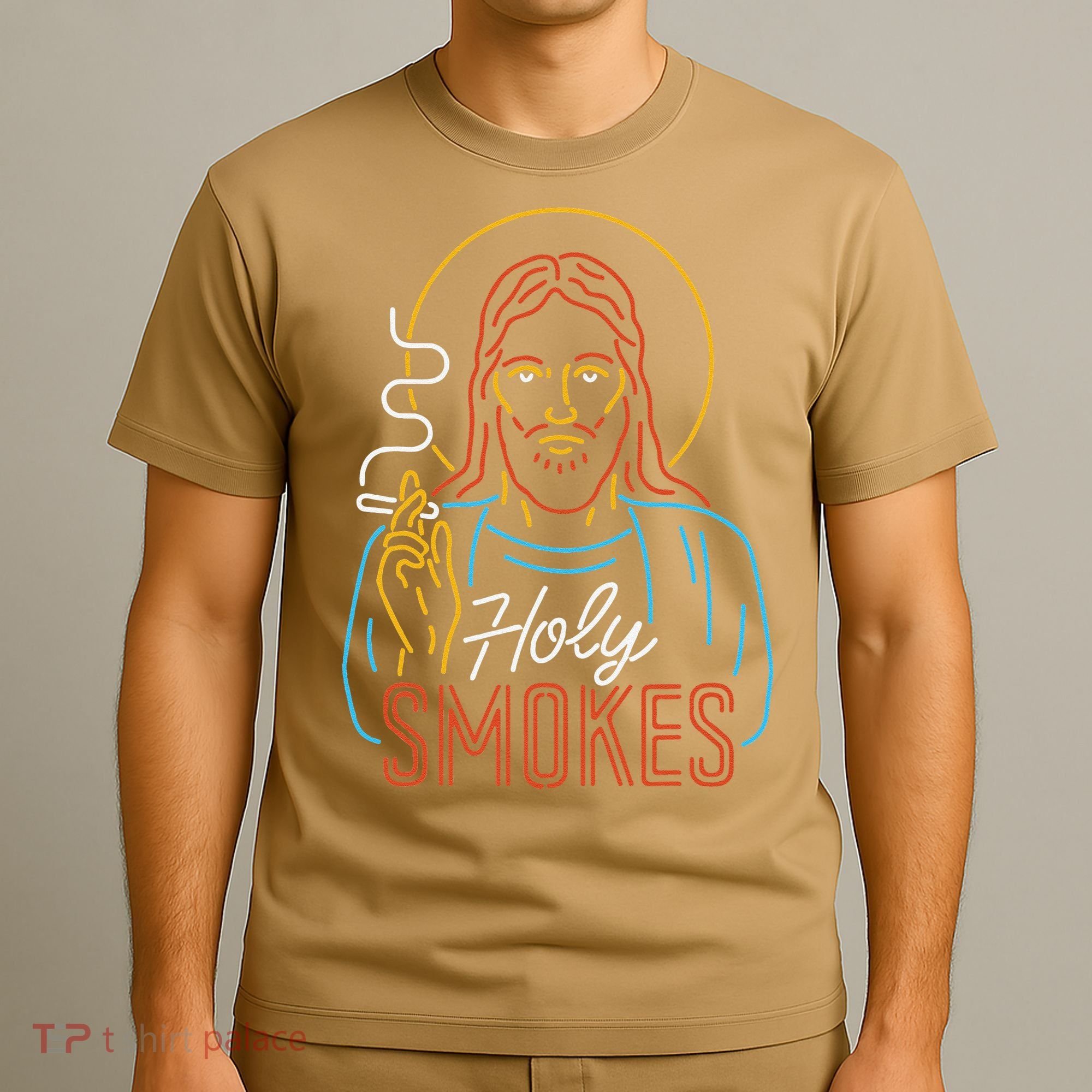 Holy Smokes Funny Jesus T-Shirt