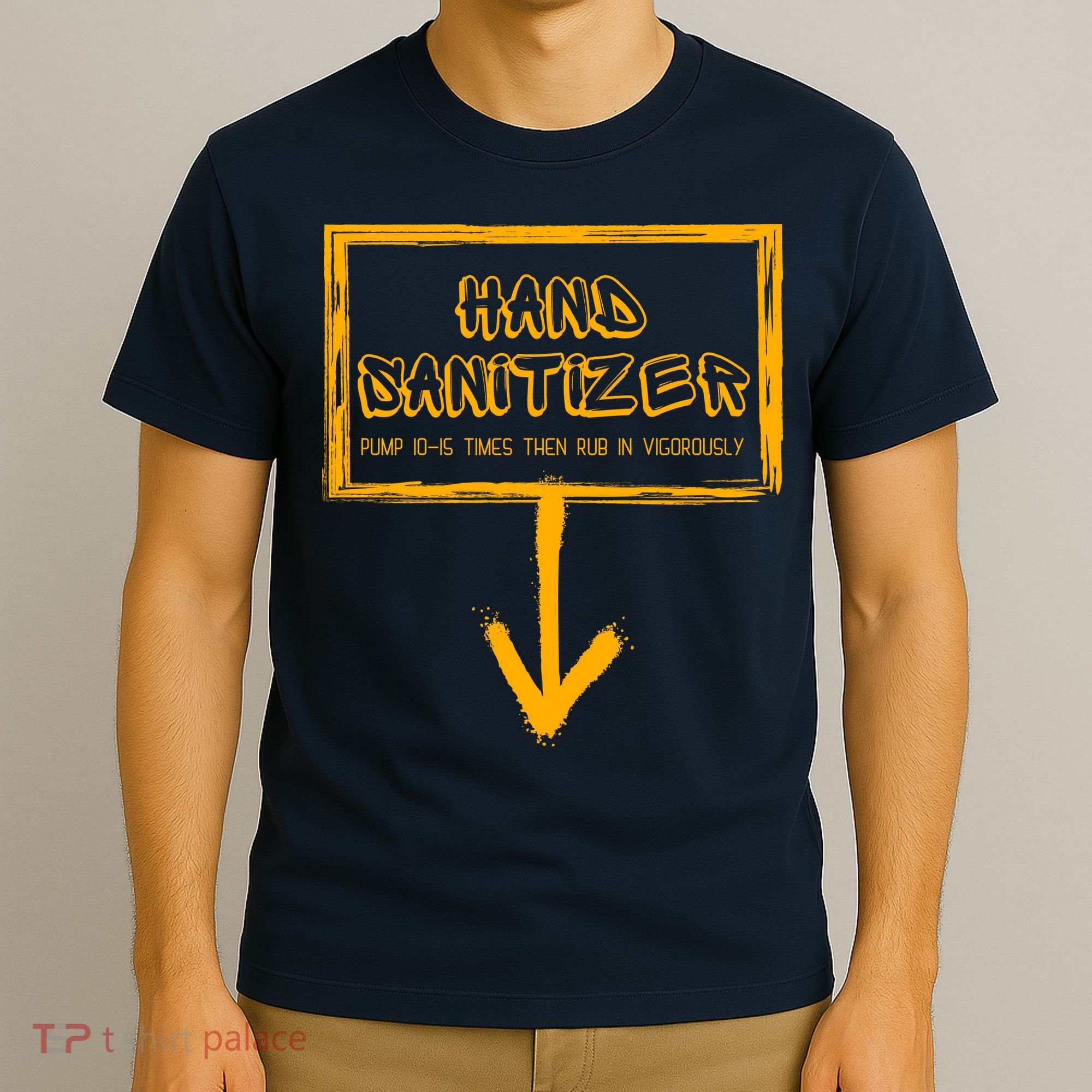 Hand Sanitizer Funny Adult Humor Xmas Gag T-Shirt