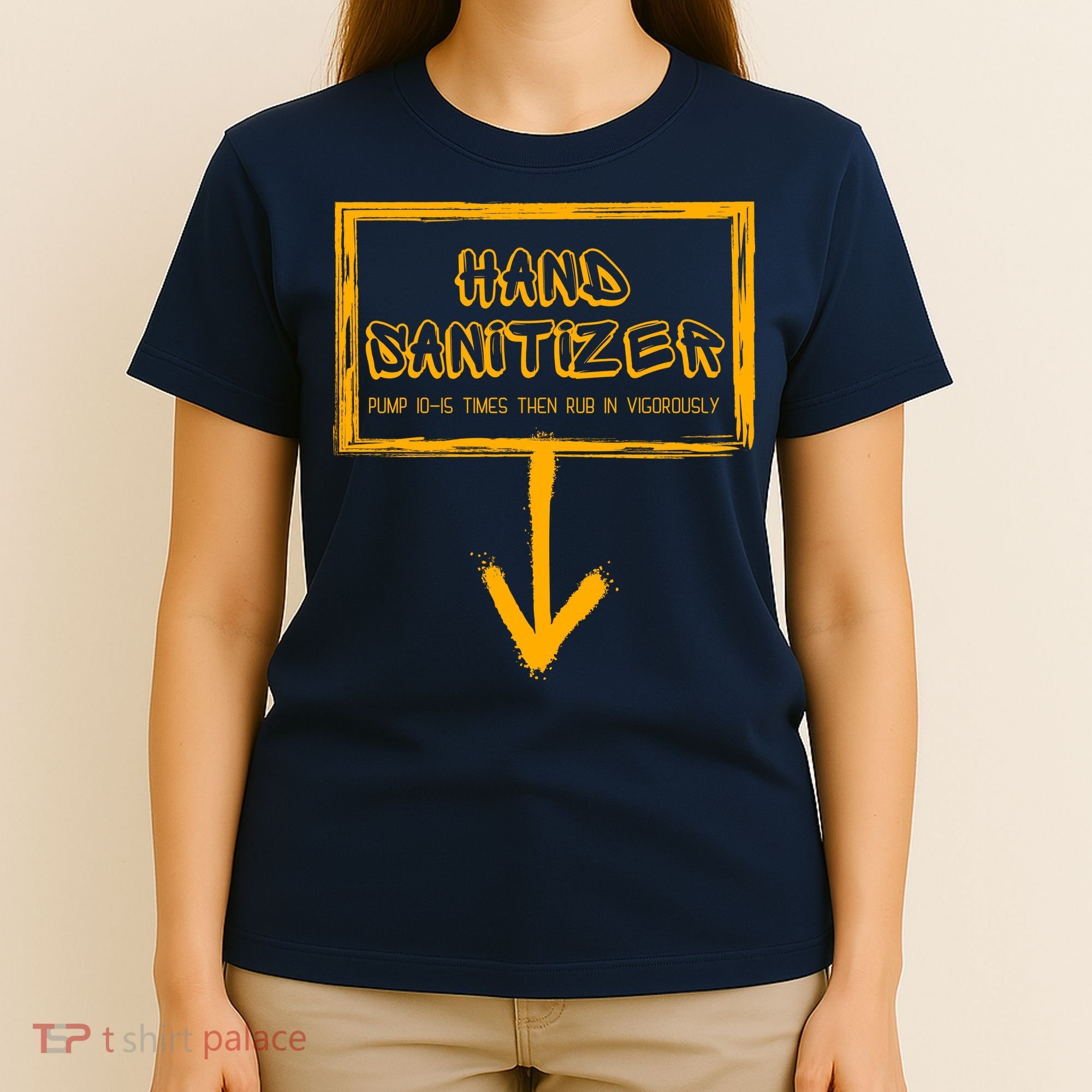 Hand Sanitizer Funny Adult Humor Xmas Gag T-Shirt