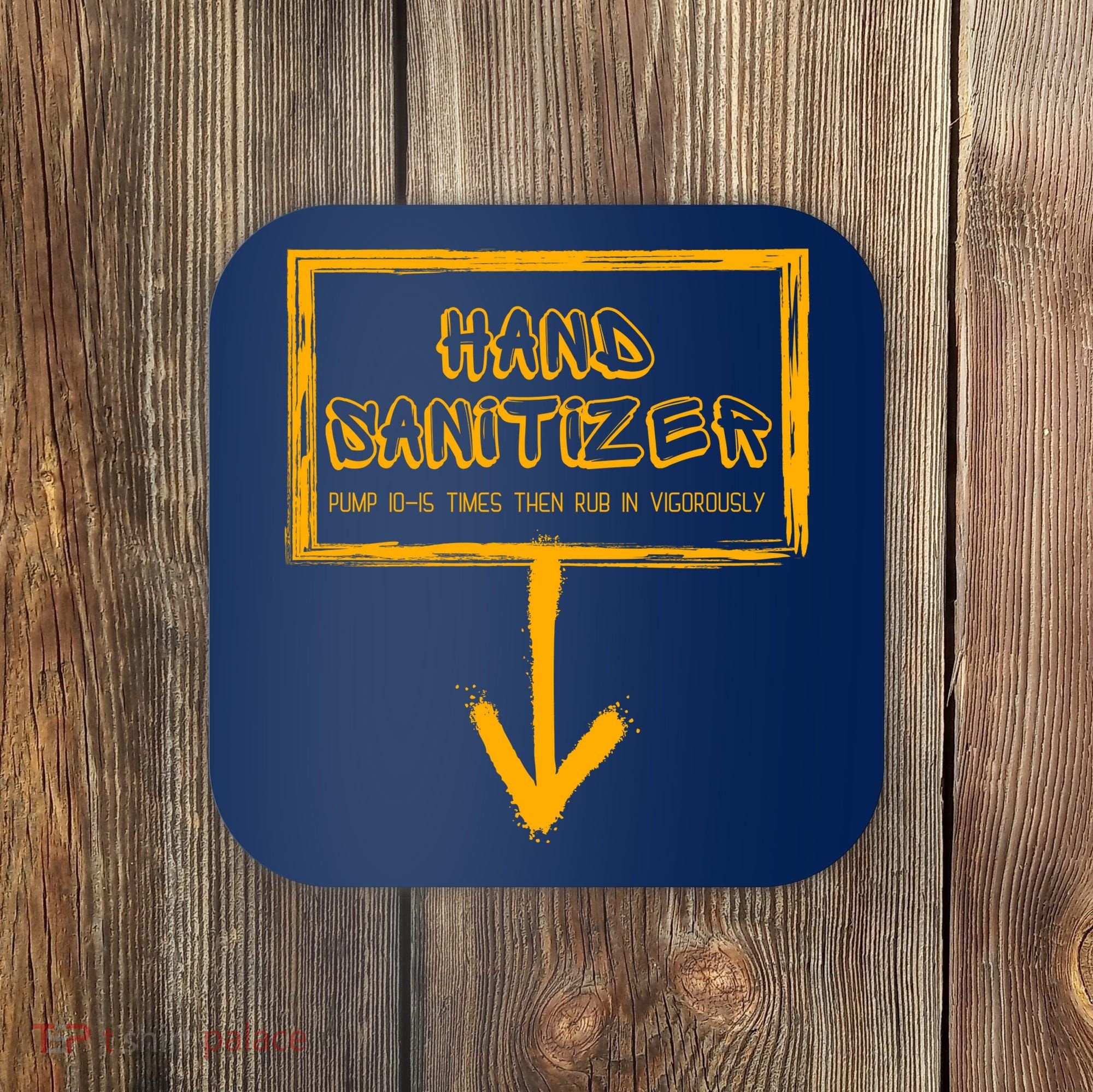 Hand Sanitizer Funny Adult Humor Xmas Gag Coaster