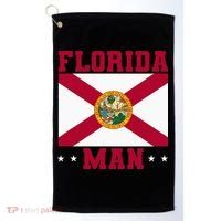 Home State Floridian Florida Man Golf Towel thumb 0