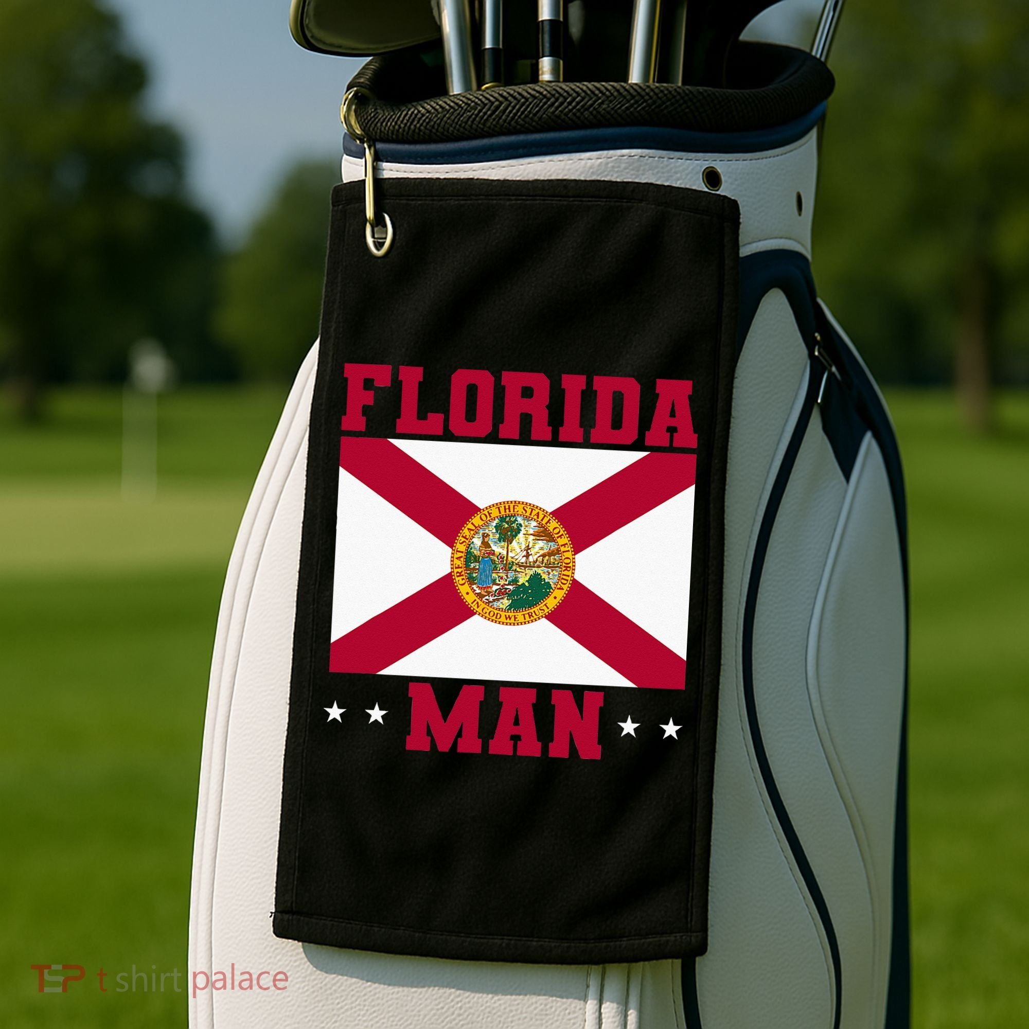 Home State Floridian Florida Man Golf Towel