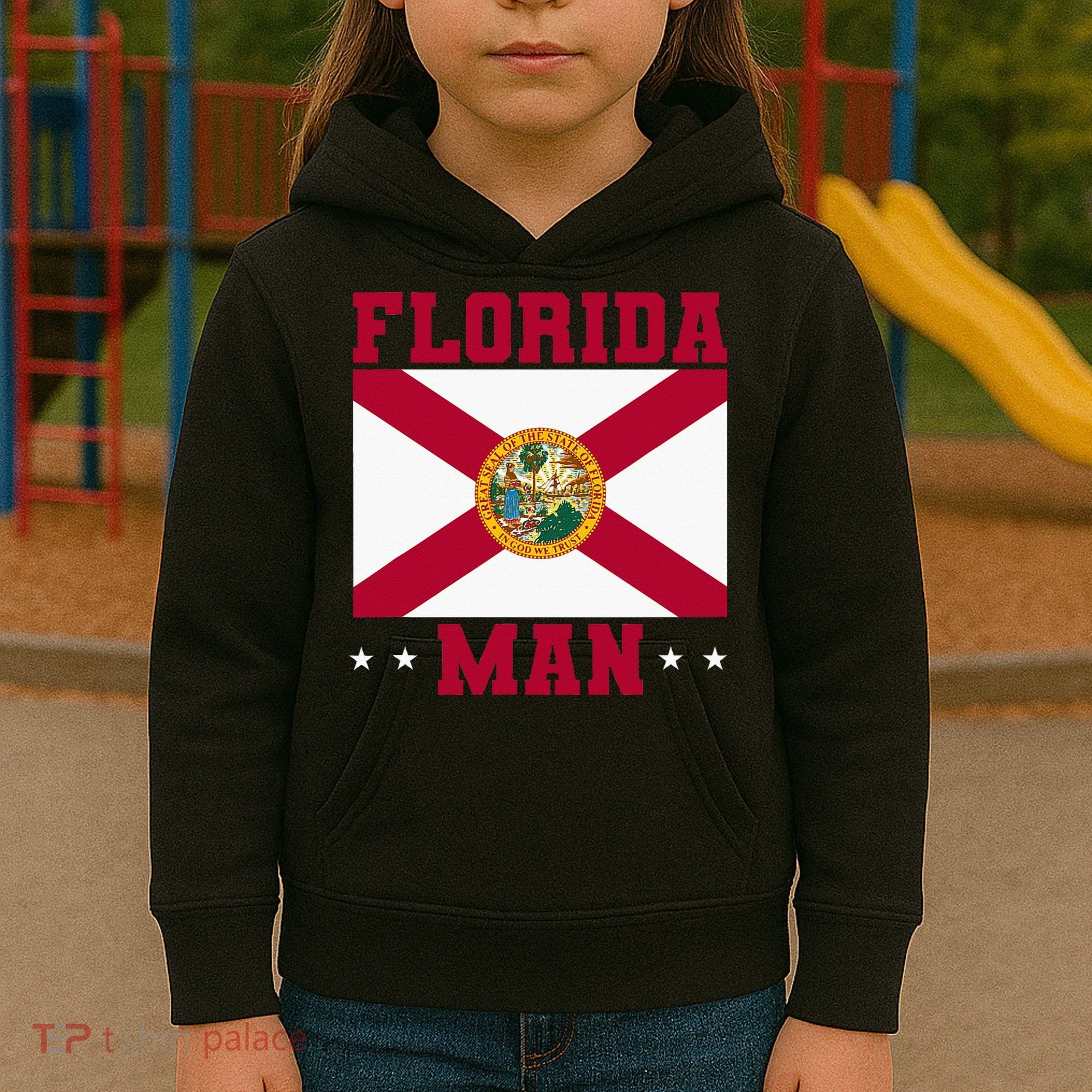 Home State Floridian Florida Man Kids Hoodie