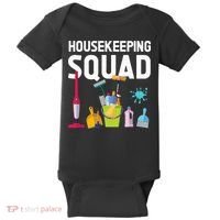 Housekeeping Squad For Housekeeper Cleaning Crew Baby Bodysuit thumb 0