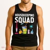 Housekeeping Squad For Housekeeper Cleaning Crew Tank Top thumb 3