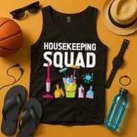 Housekeeping Squad For Housekeeper Cleaning Crew Tank Top thumb 4