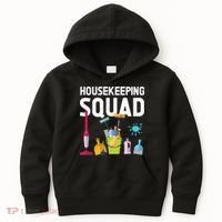 Housekeeping Squad For Housekeeper Cleaning Crew Kids Hoodie thumb 0
