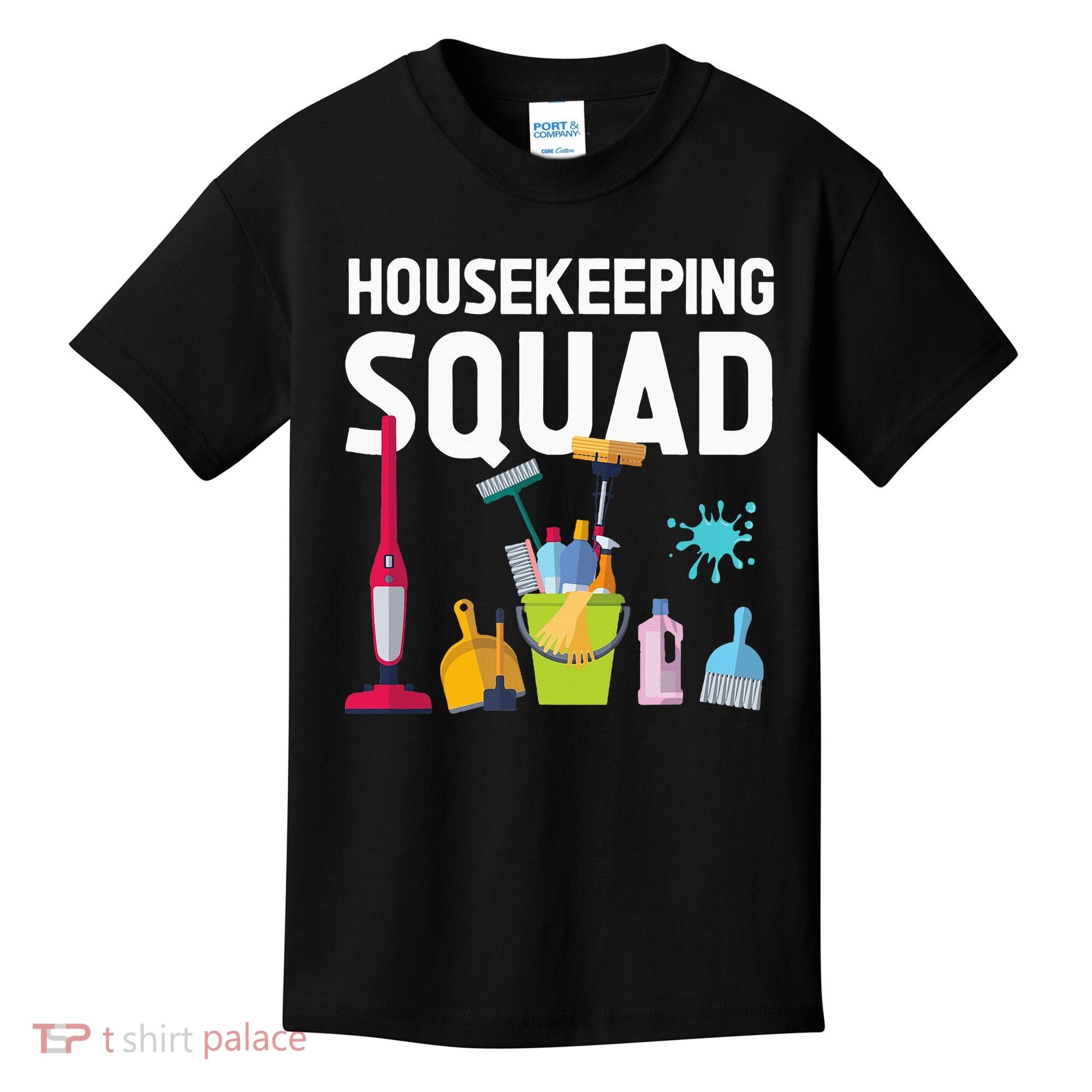 Housekeeping Squad For Housekeeper Cleaning Crew Kids T-Shirt