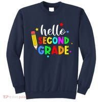 Hello Second Grade Welcome Back to School Teacher Sweatshirt thumb 0
