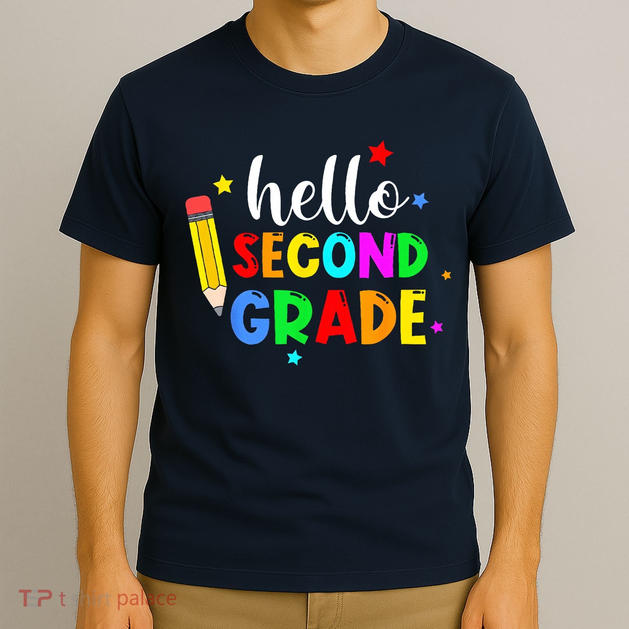 Hello Second Grade Welcome Back to School Teacher T-Shirt