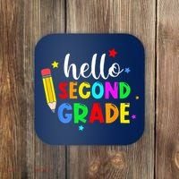 Hello Second Grade Welcome Back to School Teacher Coaster thumb 0