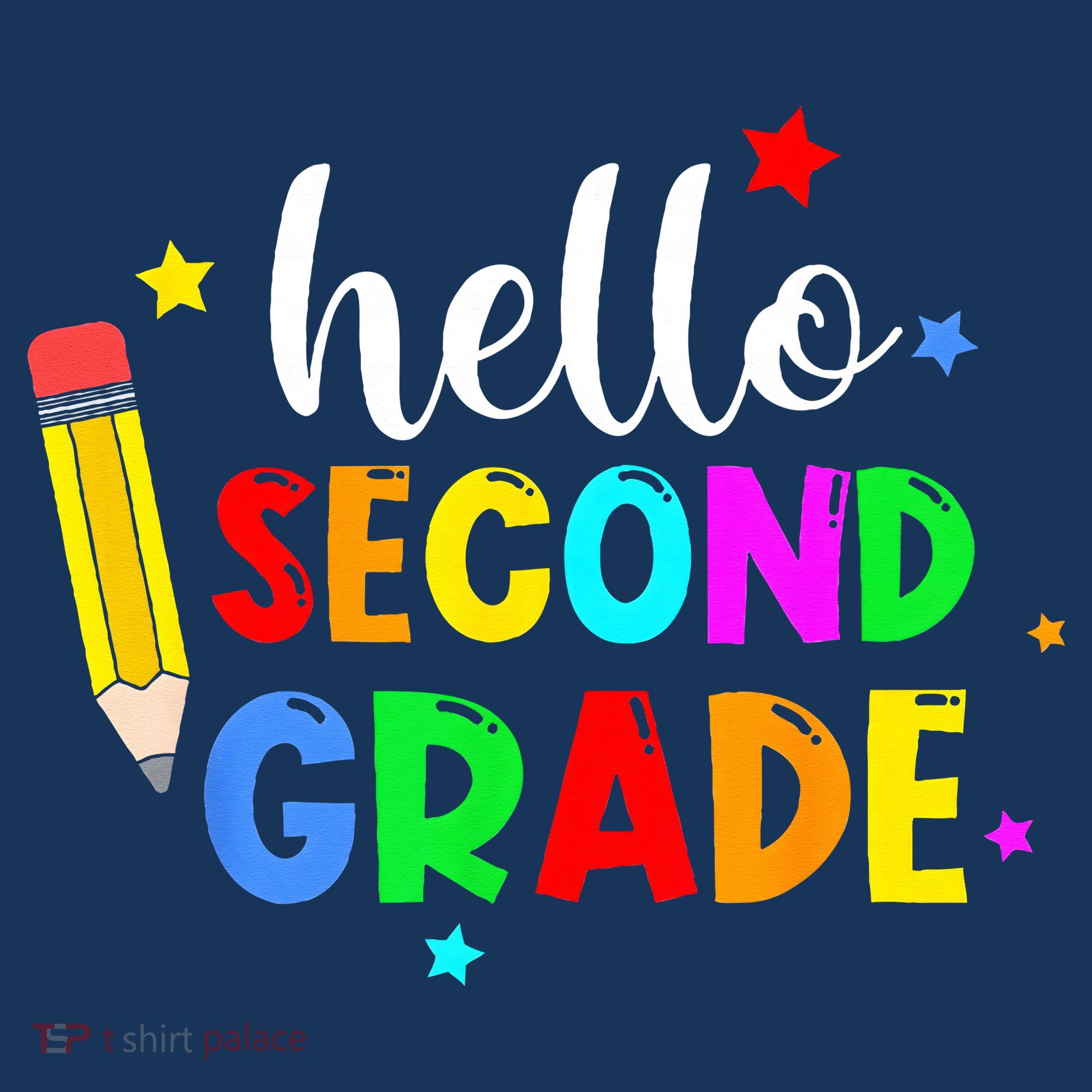 Hello Second Grade Welcome Back to School Teacher Coaster