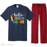 Hello Second Grade Welcome Back to School Teacher Pajama Set thumb 0
