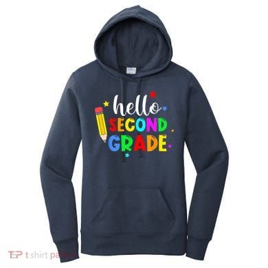 Hello Second Grade Welcome Back to School Teacher Women's Hoodie