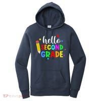 Hello Second Grade Welcome Back to School Teacher Women's Hoodie thumb 0