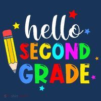Hello Second Grade Welcome Back to School Teacher Mousepad thumb 1
