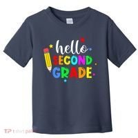 Hello Second Grade Welcome Back to School Teacher Toddler T-Shirt thumb 0