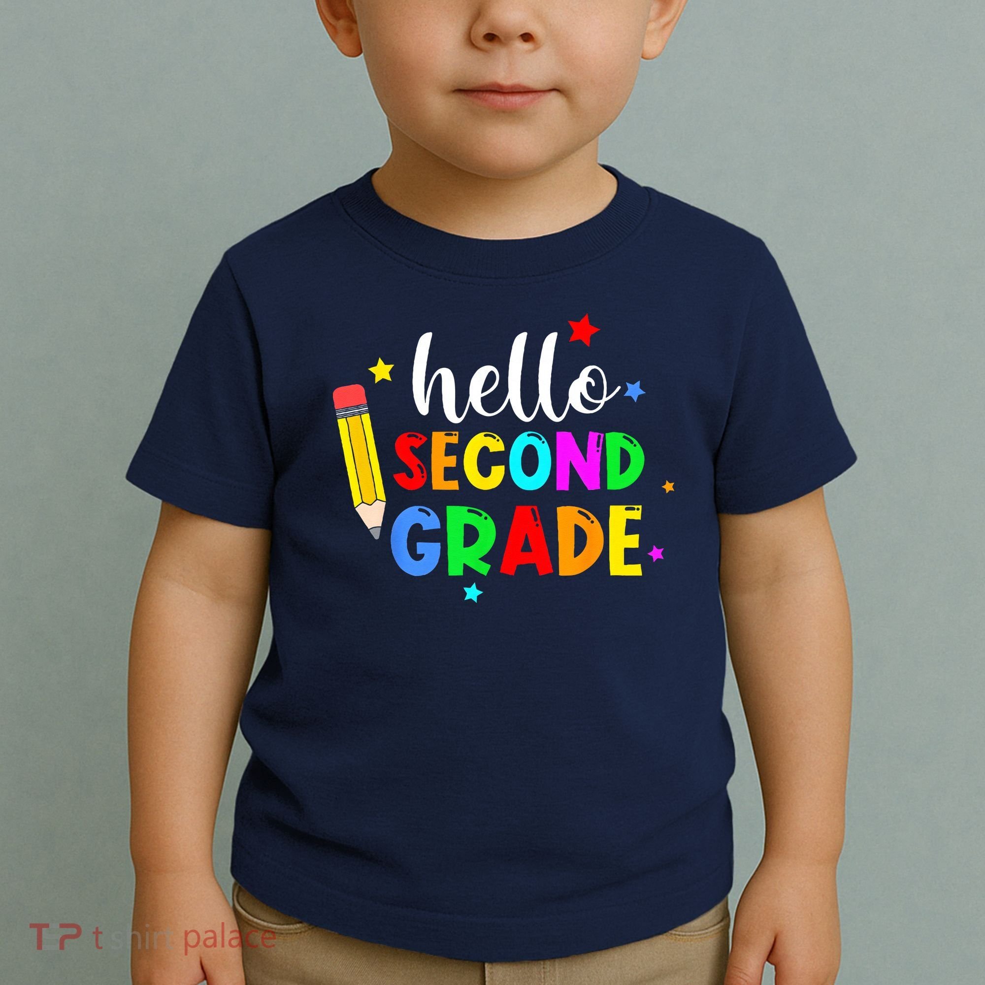 Hello Second Grade Welcome Back to School Teacher Toddler T-Shirt