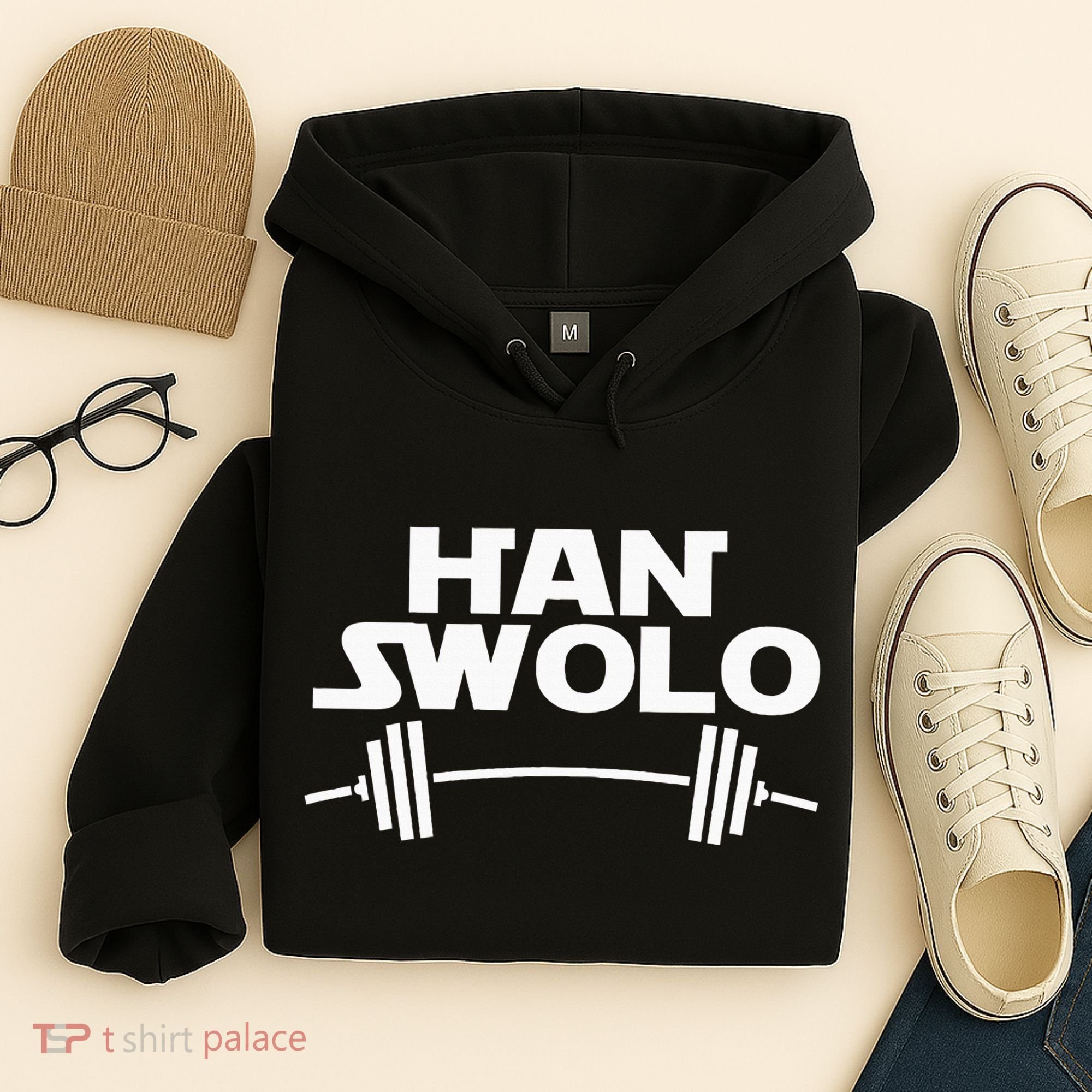 Han Swolo Gym Weightlifting Hoodie