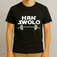 Han Swolo Gym Weightlifting T-Shirt thumb 3