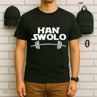 Han Swolo Gym Weightlifting T-Shirt thumb 6