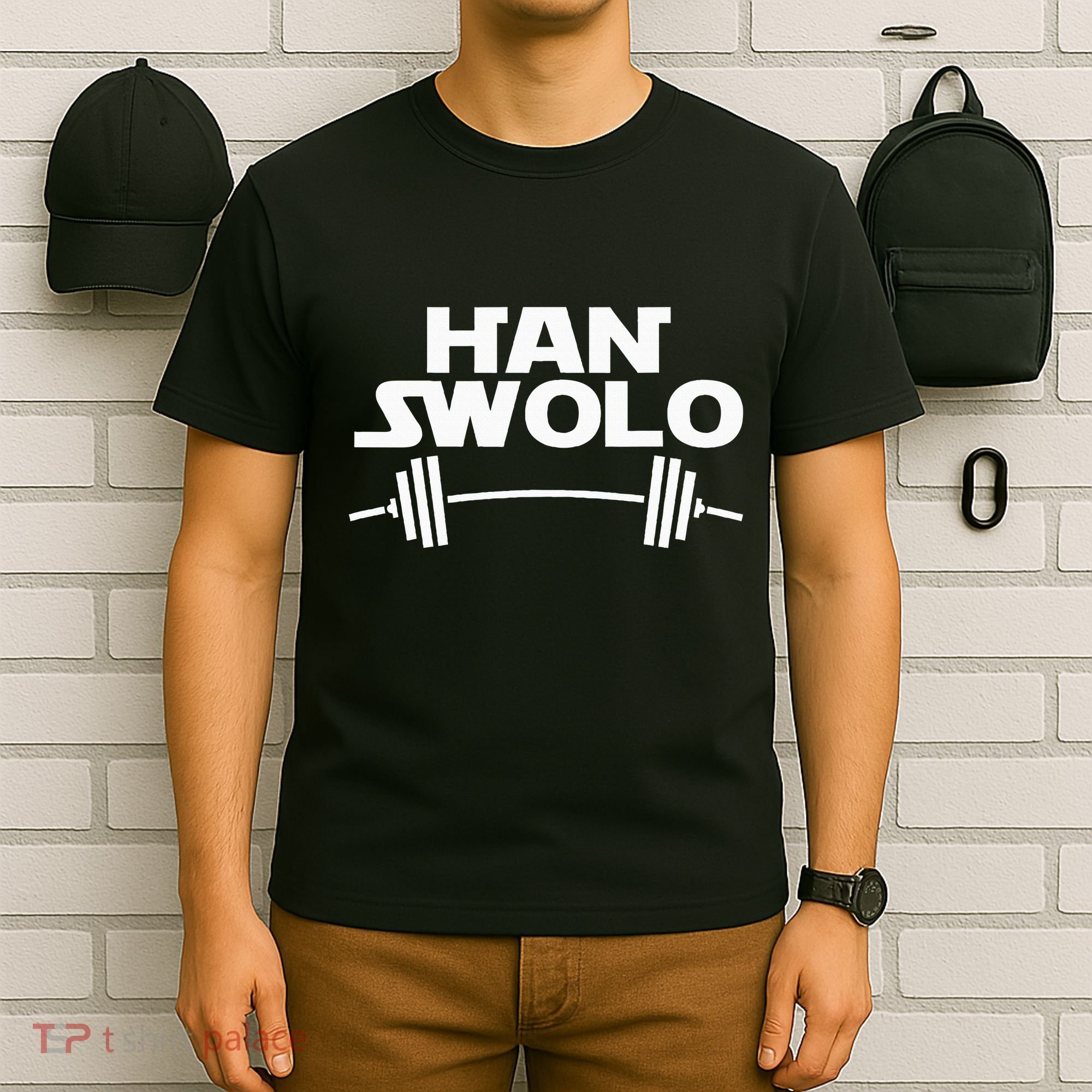 Han Swolo Gym Weightlifting T-Shirt