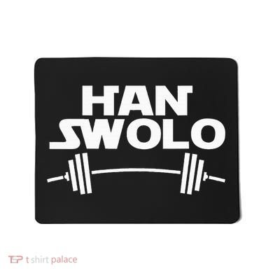 Han Swolo Gym Weightlifting Mousepad