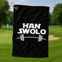 Han Swolo Gym Weightlifting Golf Towel thumb 1
