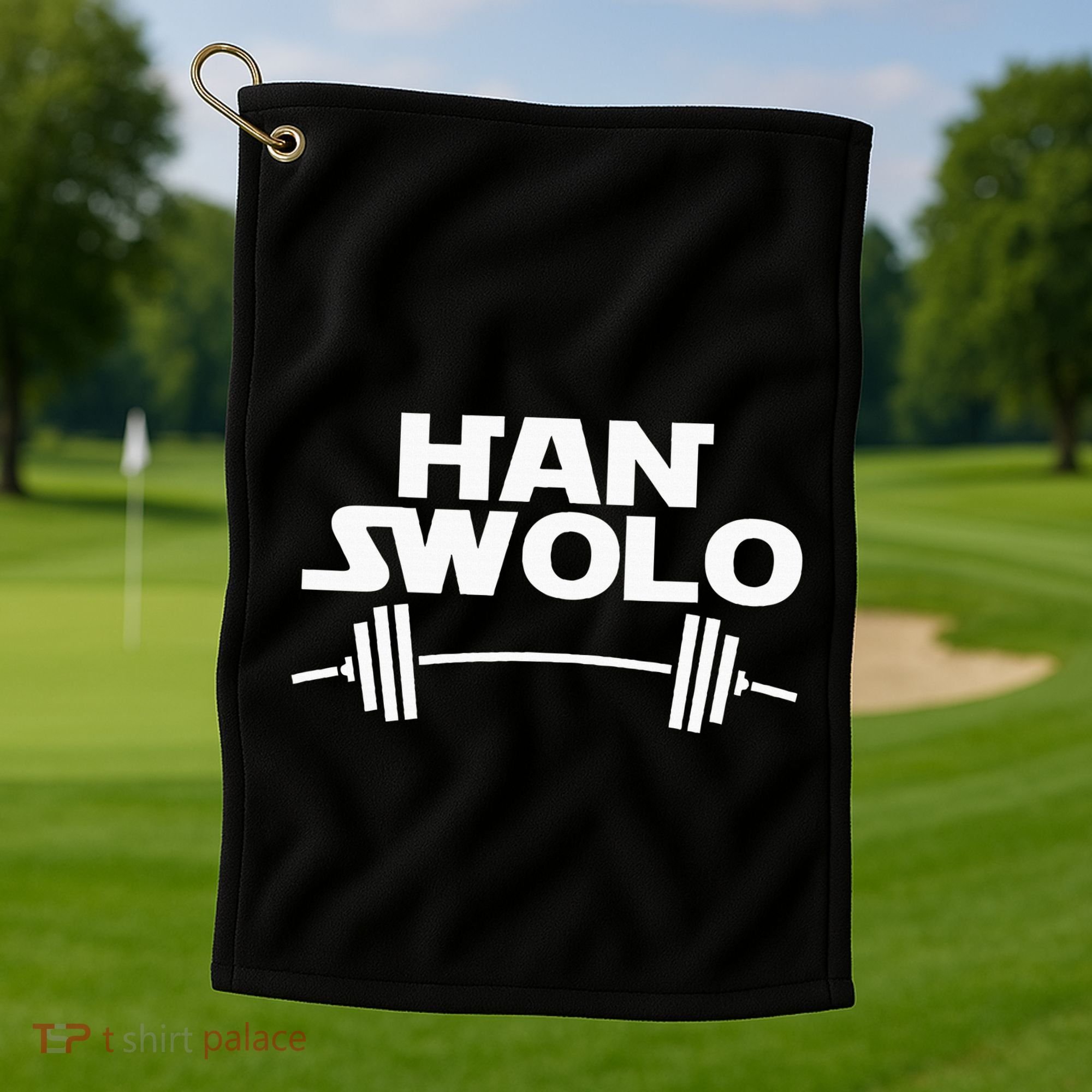 Han Swolo Gym Weightlifting Golf Towel