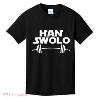 Han Swolo Gym Weightlifting Kids T-Shirt thumb 0
