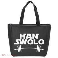 Han Swolo Gym Weightlifting Tote Bag thumb 0