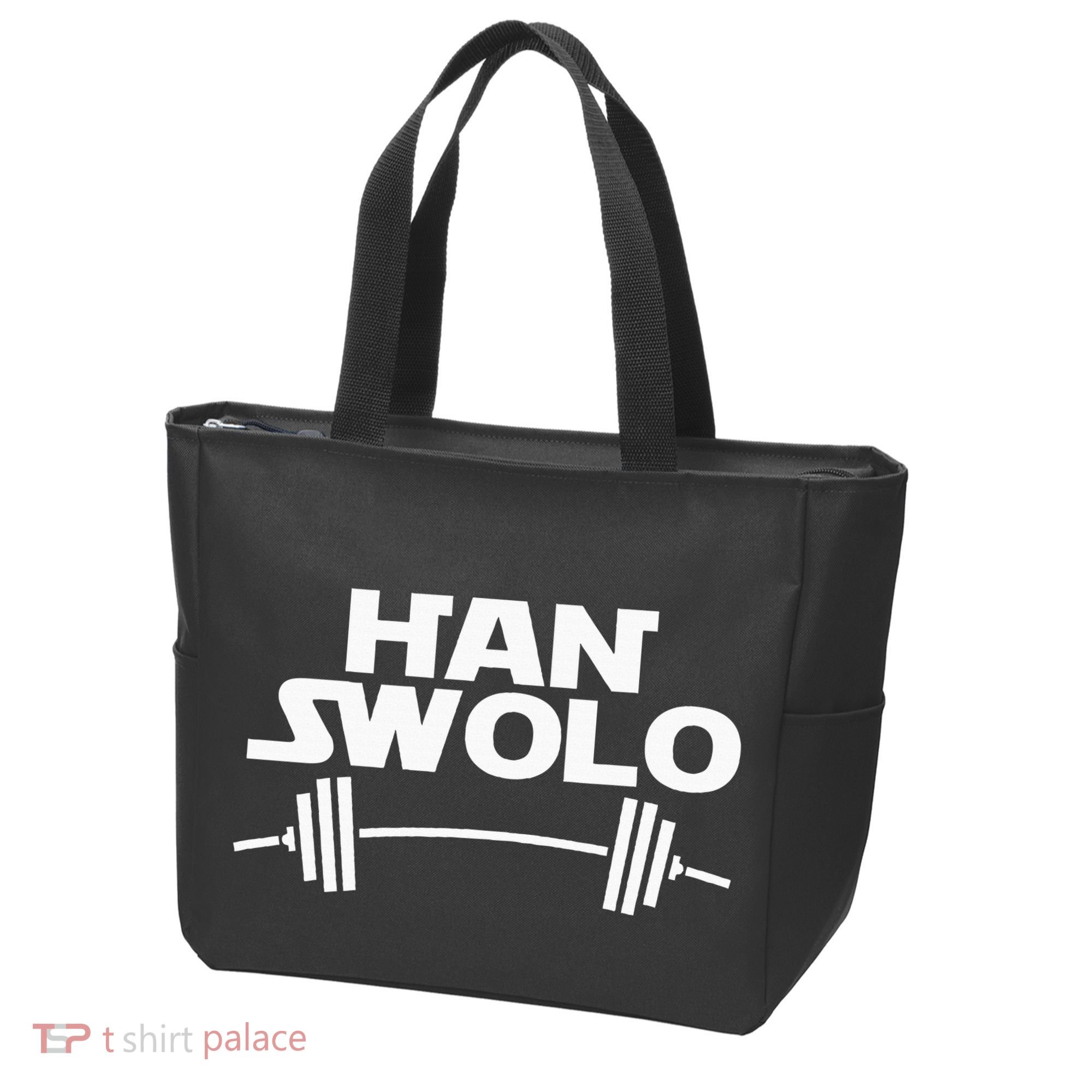Han Swolo Gym Weightlifting Tote Bag