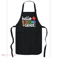 Hello Second Grade Team 2nd Grade Back To School Teacher Apron thumb 0