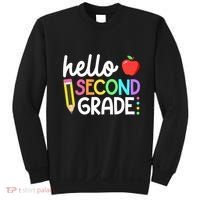 Hello Second Grade Team 2nd Grade Back To School Teacher Sweatshirt thumb 0