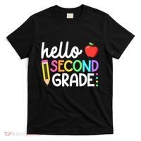 Hello Second Grade Team 2nd Grade Back To School Teacher T-Shirt thumb 0