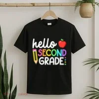 Hello Second Grade Team 2nd Grade Back To School Teacher T-Shirt thumb 2