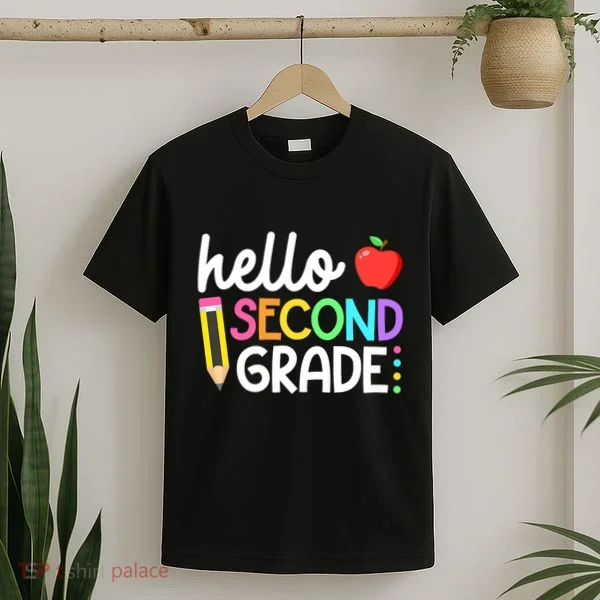 Hello Second Grade Team 2nd Grade Back To School Teacher T-Shirt