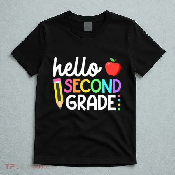 Hello Second Grade Team 2nd Grade Back To School Teacher T-Shirt