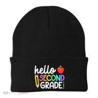 Hello Second Grade Team 2nd Grade Back To School Teacher Beanie thumb 0