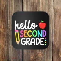 Hello Second Grade Team 2nd Grade Back To School Teacher Coaster thumb 0
