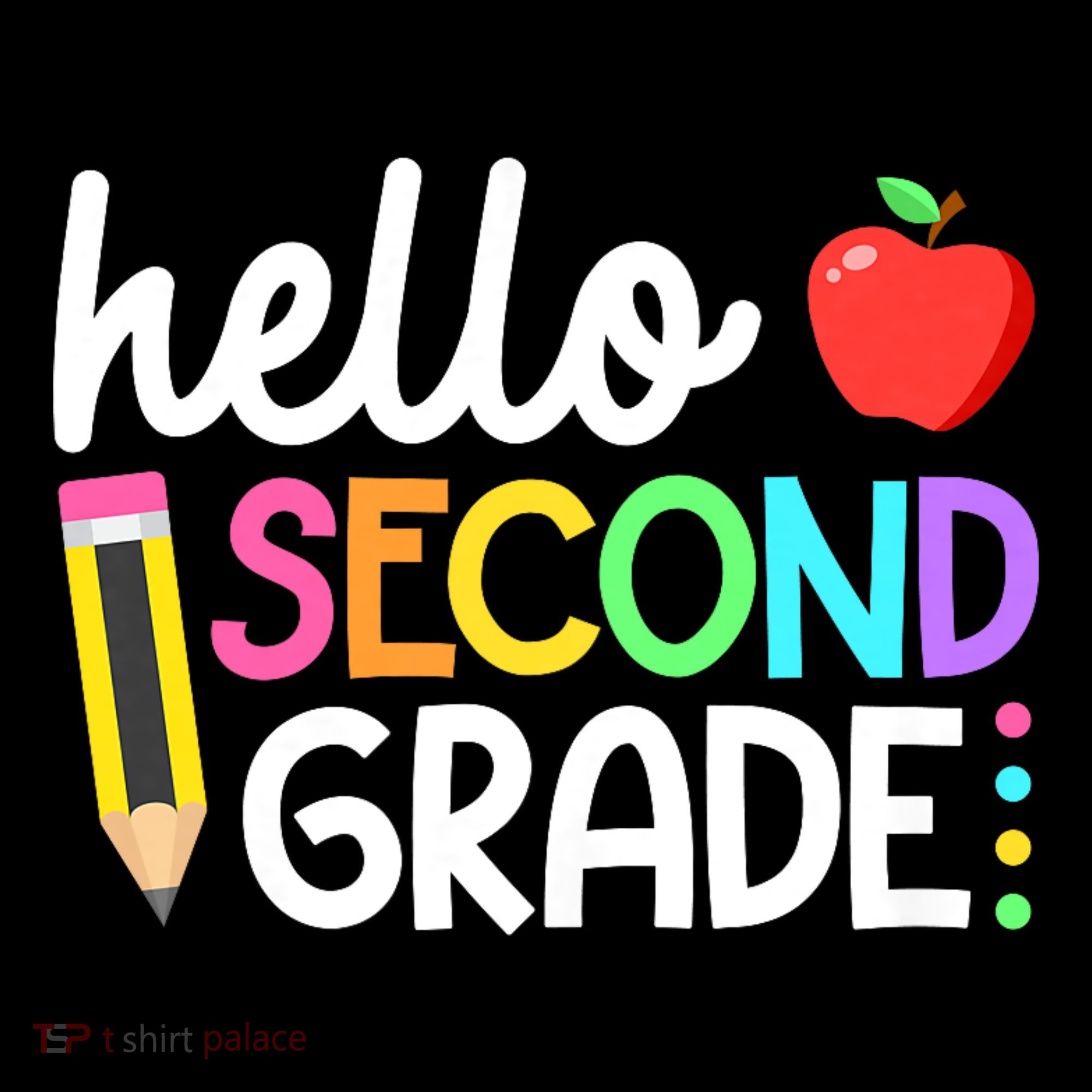 Hello Second Grade Team 2nd Grade Back To School Teacher Ornament