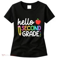 Hello Second Grade Team 2nd Grade Back To School Teacher Women's T-Shirt thumb 0